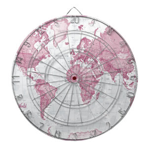 World is Art - Pink Dartboard