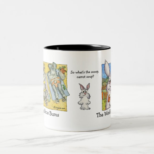 World is My Carrot Personalised Mug (Center)