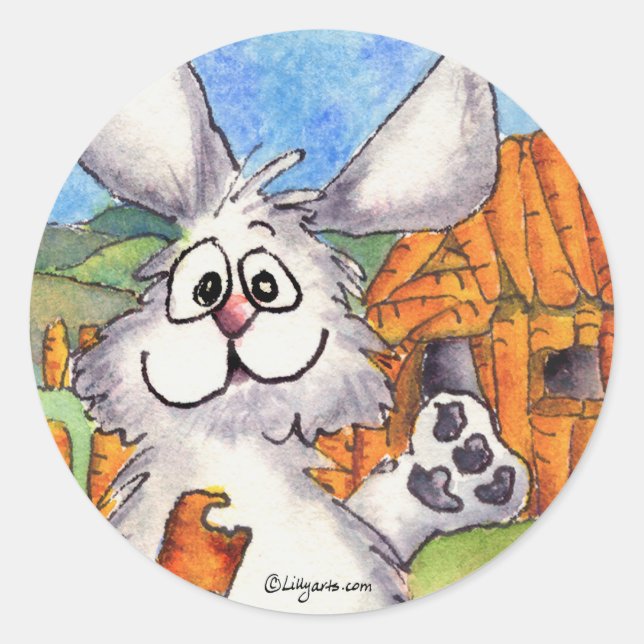 World is My Carrot Sticker (Front)