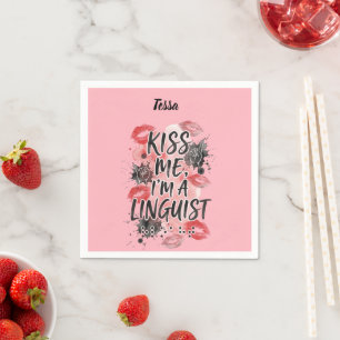 World Kissing Day Napkin