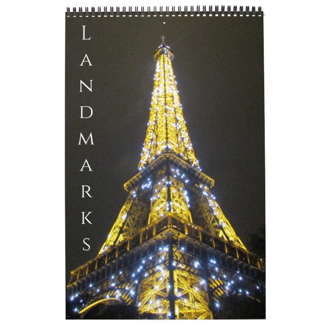 world landmarks 2026 calendar (Cover)