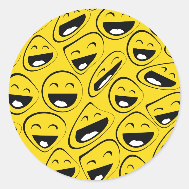 World Laughter Day May Classic Round Sticker (Front)