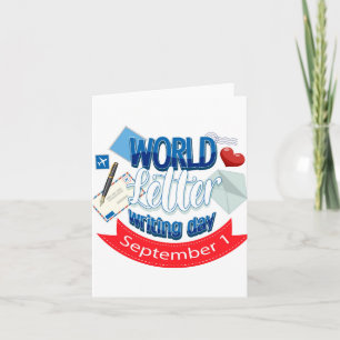World Letter Day Card