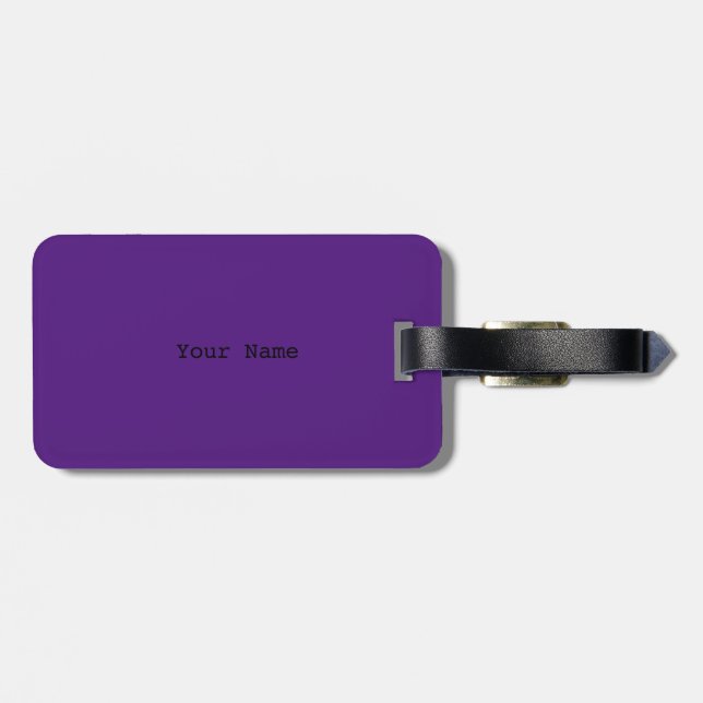 World Luggage Tag (Back Horizontal)