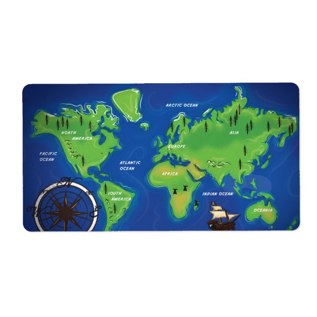 World Map (Front)