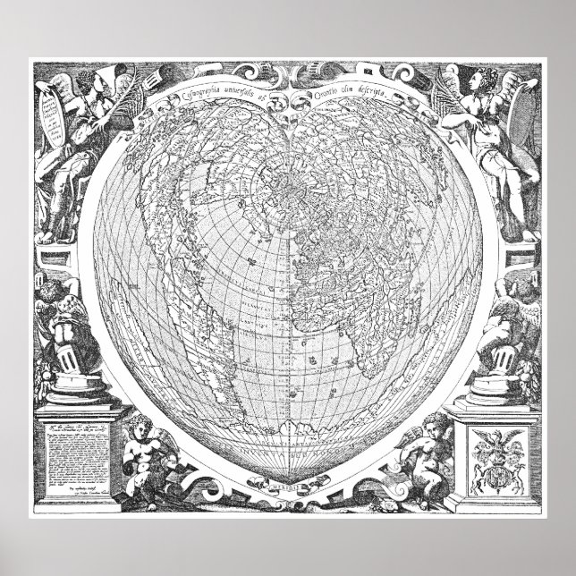 World Map 1566 Poster (Front)
