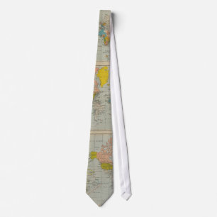 World Map 1910 Tie