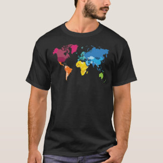 World map (1) birthday  T-Shirt