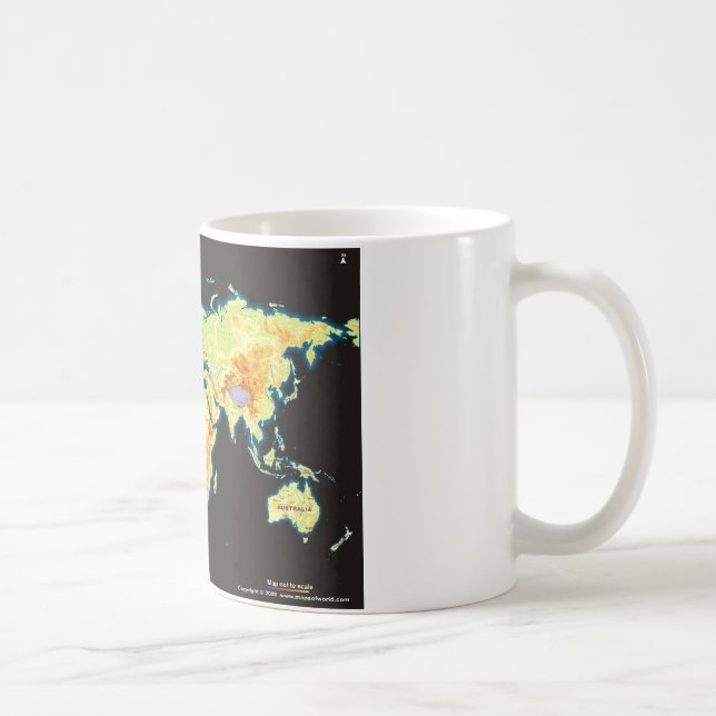 world map-2 coffee mug (Right)