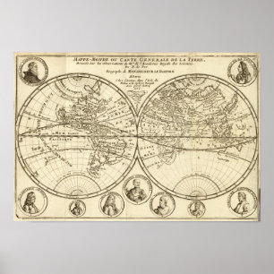 World Map 4 Poster