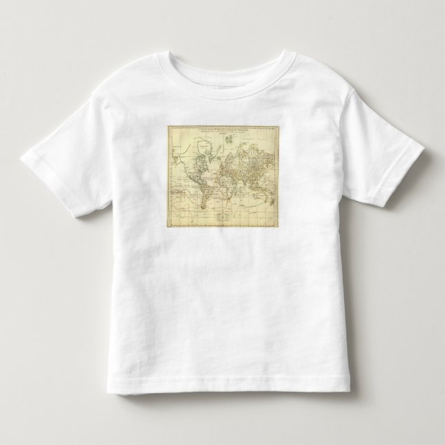 World Map 5 Toddler T-Shirt (Front)
