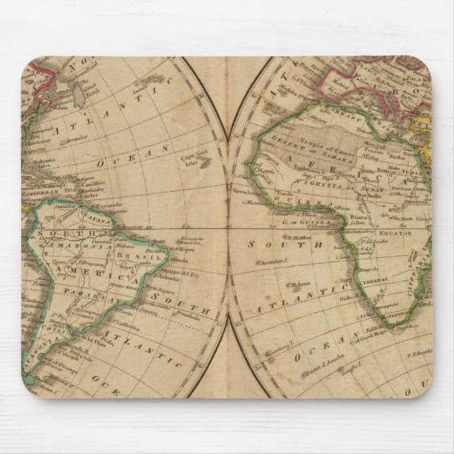 World Map 7 Mouse Pad (Front)