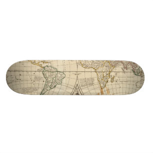 World Map 8 Skateboard