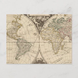 World Map 9 Postcard