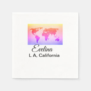 World map add name text place country city text mi napkin