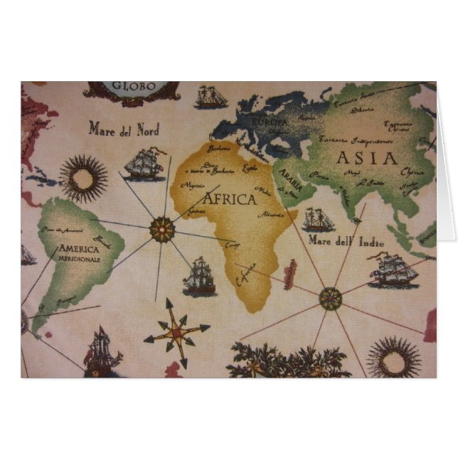World Map - Africa (Front Horizontal)