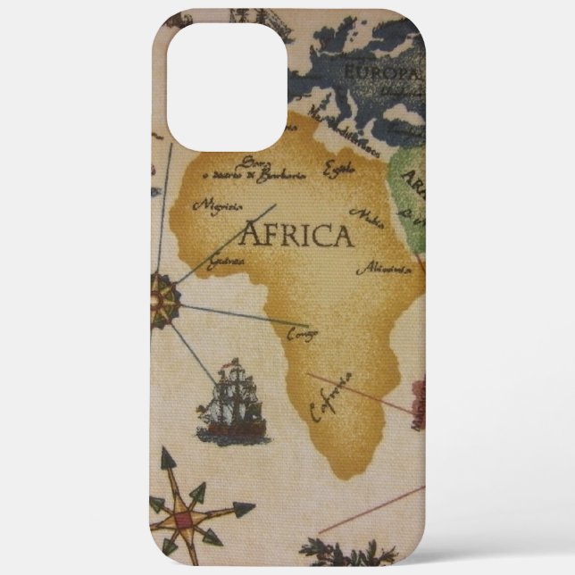 World Map - Africa Case-Mate iPhone Case (Back)