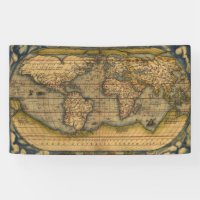 World Map Antique Ortelius Europe Travel