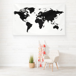 World Map Banner