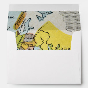 WORLD MAP, c1300. Envelope
