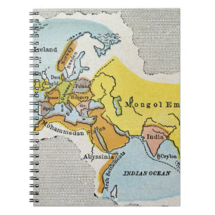 WORLD MAP, c1300. Notebook