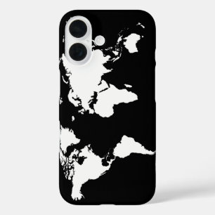 World map iPhone 16 case