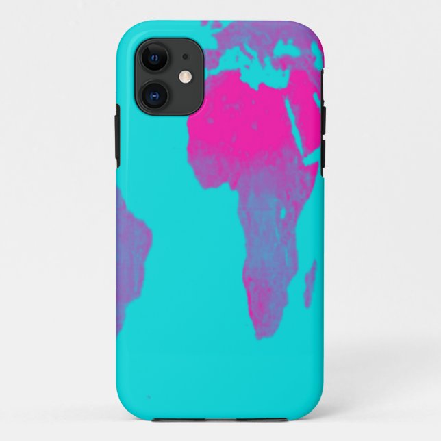 World Map Case-Mate iPhone Case (Back)