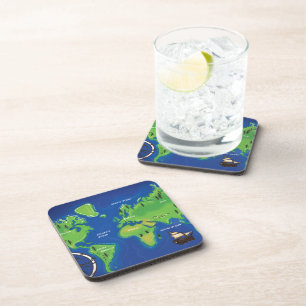 World Map Coaster