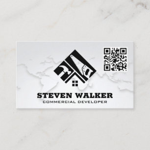World Map   Construction Logo   QR Code Business Card