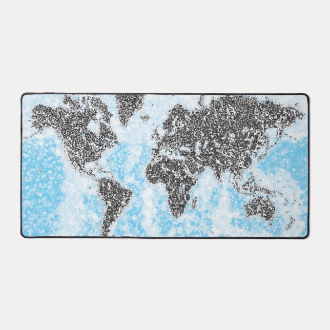 World Map Desk Mat (Front)