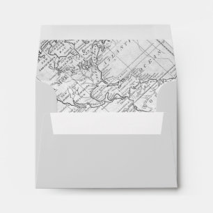 World Map Envelope