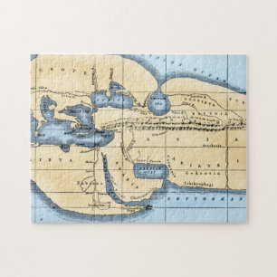 WORLD MAP: ERATOSTHENES JIGSAW PUZZLE