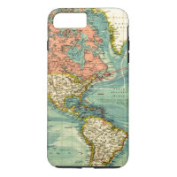 World Map Featuring United States