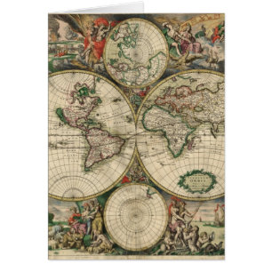 World Map from 1689