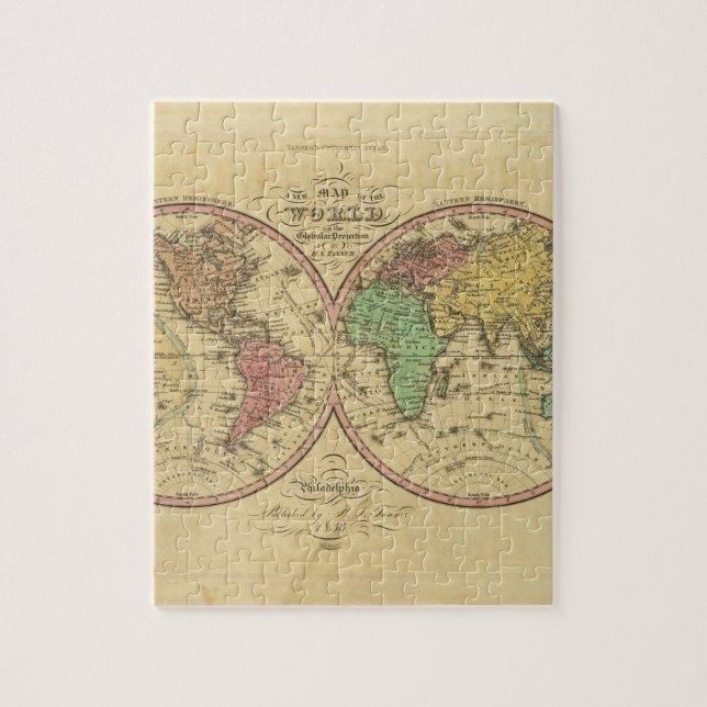 World Map from Antiquity 1 Jigsaw Puzzle (Vertical)