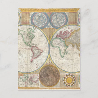 World Map Gifts Postcard