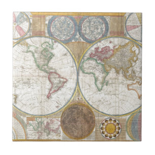 World Map Gifts Tile