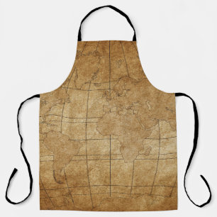 World Map: Global Exploration Guide Apron