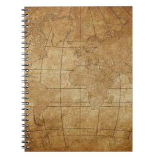 World Map: Global Exploration Guide Notebook