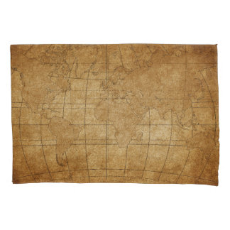 World Map: Global Exploration Guide Pillowcase