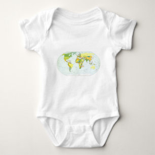 world+map+globe+country+atlas baby bodysuit