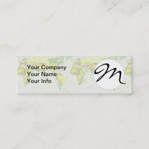 world+map+globe+country+atlas mini business card