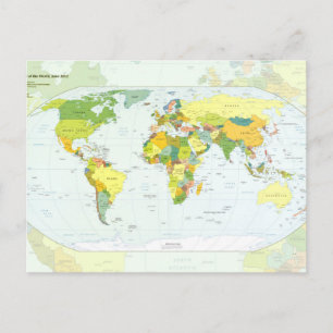 world+map+globe+country+atlas postcard