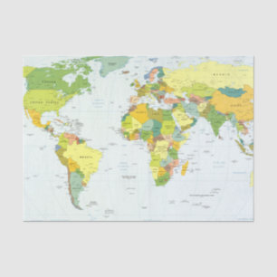 world+map+globe+country+atlas tissue paper