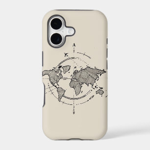 World Map iPhone 11 Case – Travel Lover’s