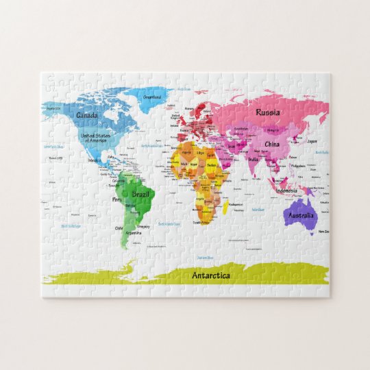 world map jigsaw puzzle zazzlecomau