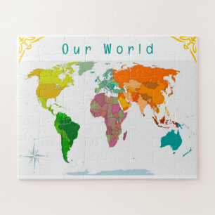 World Map Jigsaw Puzzle