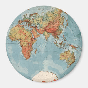 World Map Magnet