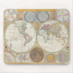 World Map Mouse Pad