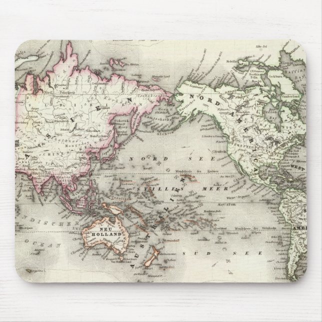 World Map Mouse Pad (Front)